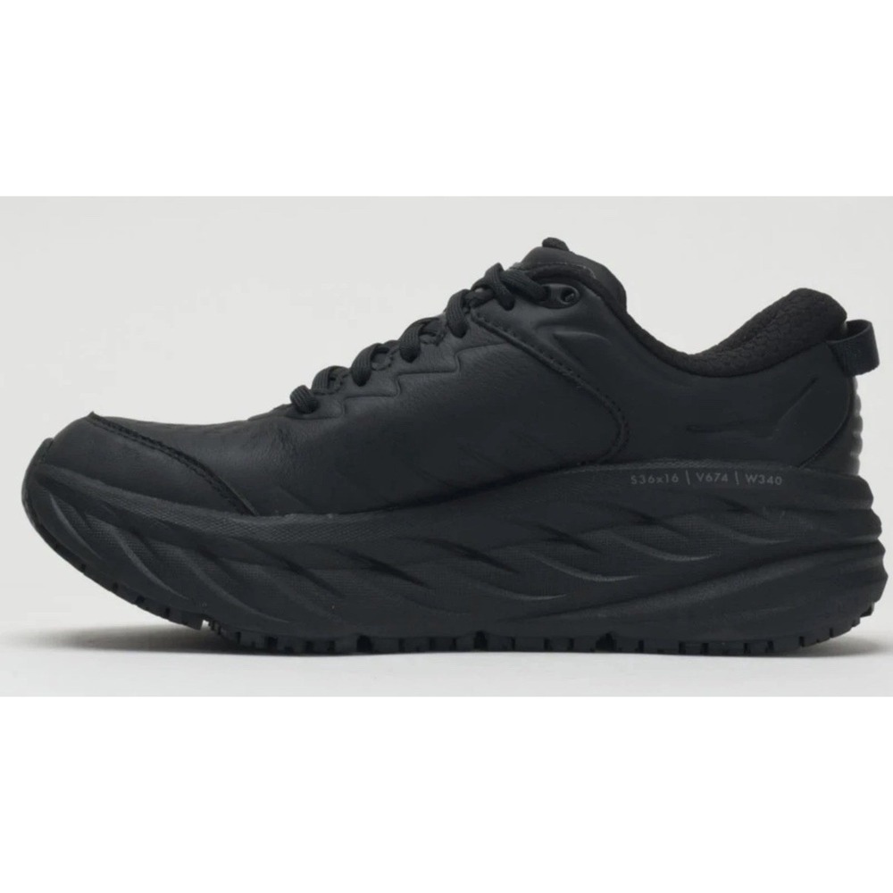 New HOKA BONDI SR Men's Size 11 Triple Black Slip Resistant Comfort Work Shoes - Picture 12 of 12